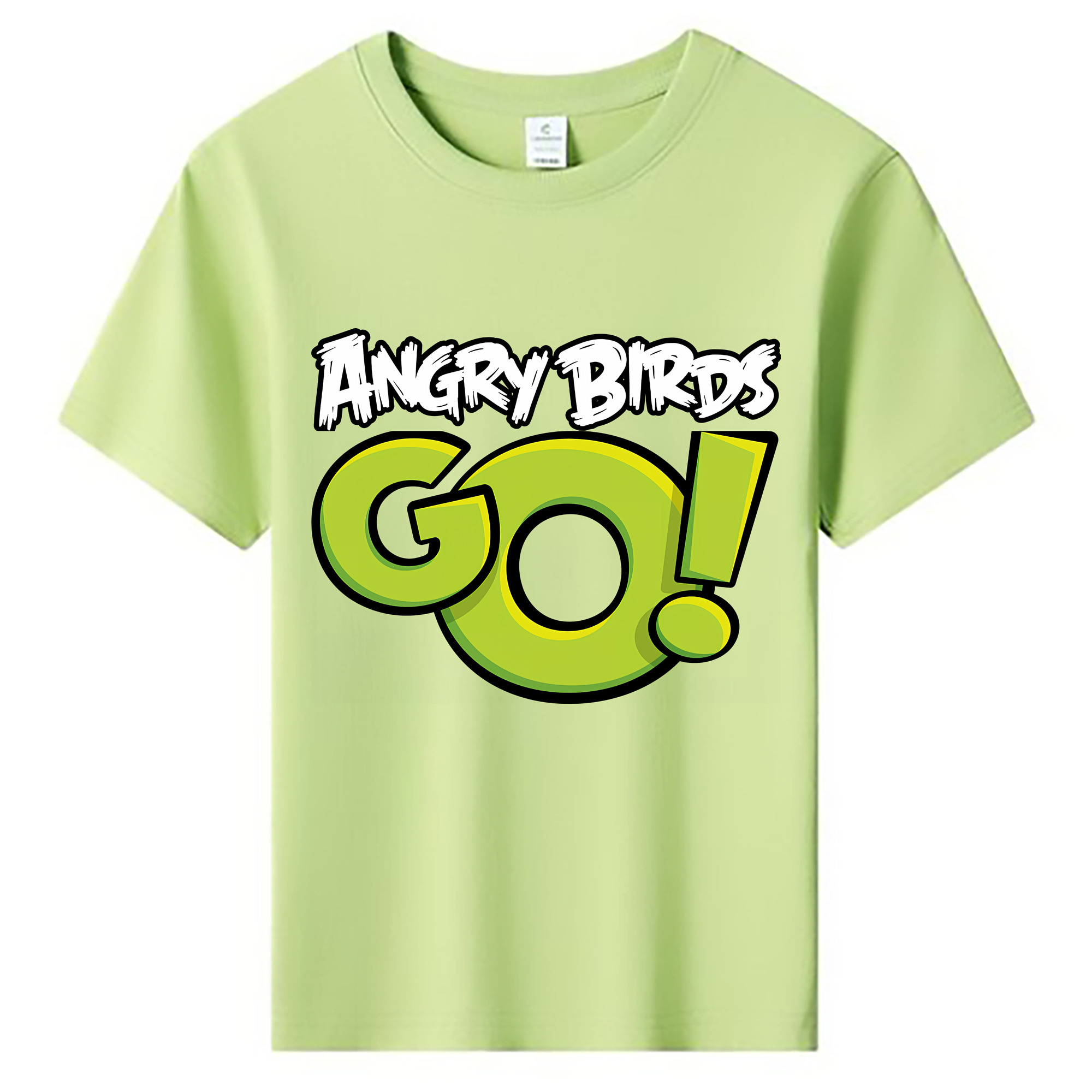 （画像用） Angry Birds アングリーバード 綿100％キッズTシャツ（フロントプリント）
